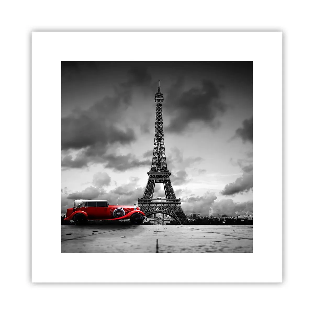 Poster - Vor nicht allzu langer Zeit in Paris - 30x30 cm