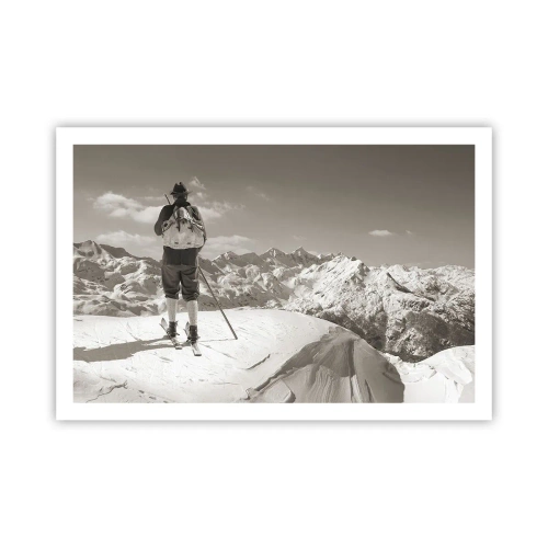 Poster - Und die Berge bleiben unverändert - 91x61 cm