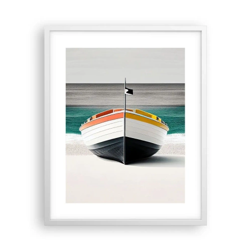 Poster in einem weißen Rahmen - An seinem Platz - 40x50 cm