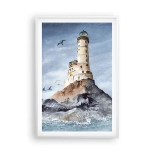 Poster in einem weißen Rahmen - Unbesiegbar - 61x91 cm