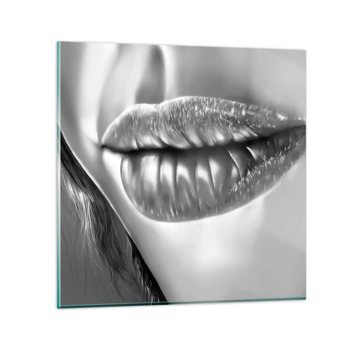 Glasbild - Bild auf glas - Ich weiß, was du denkst… - 50x50 cm