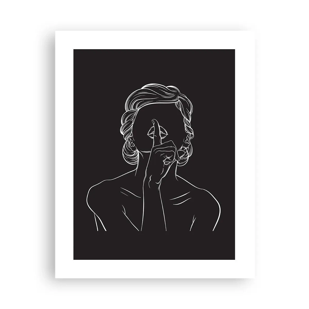 Poster - Schönheit erblüht in der Stille - 40x50 cm
