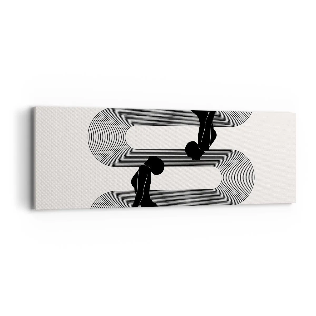 Bild auf Leinwand - Leinwandbild - Sinnliche Symmetrie - 90x30 cm