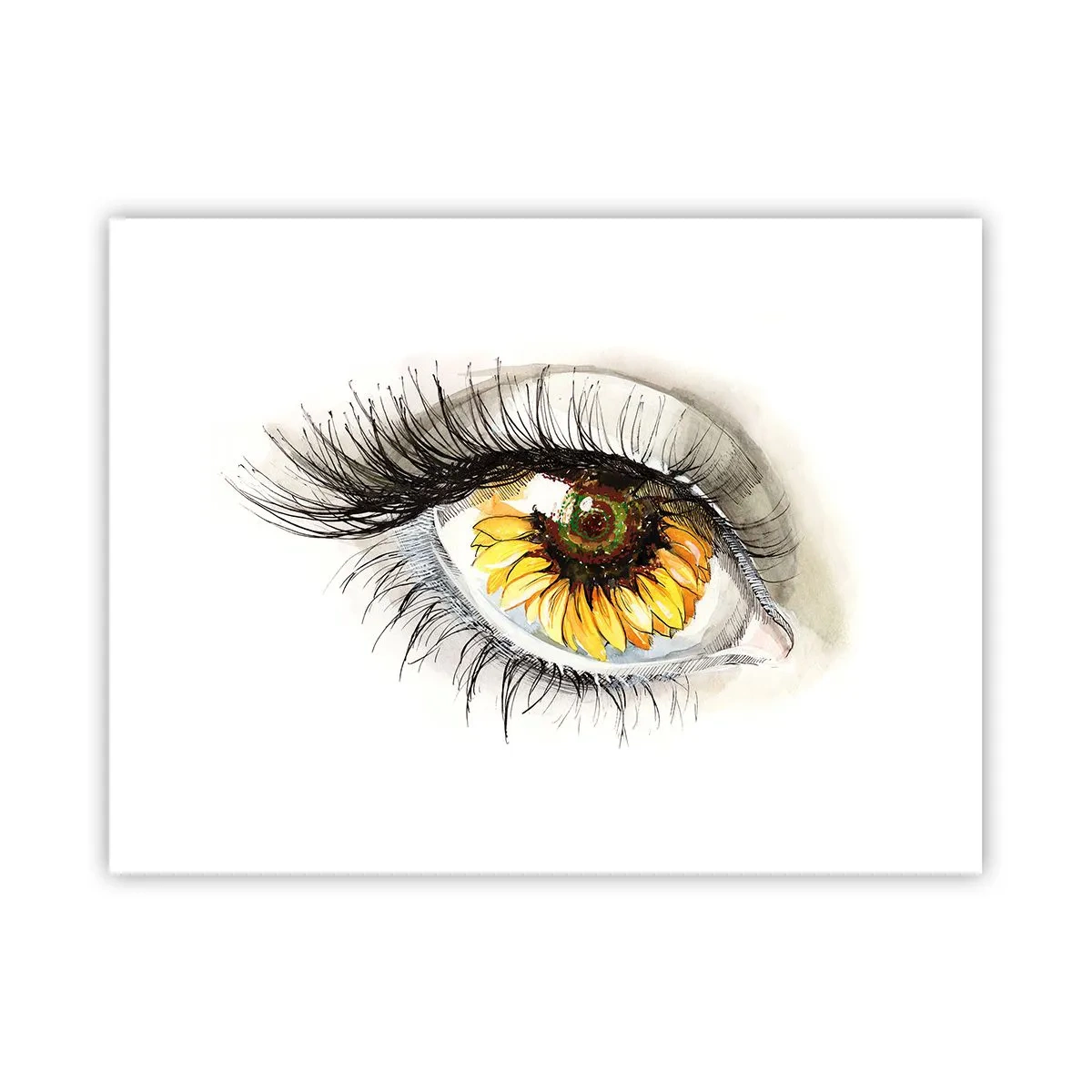 Poster - Ein Look so heiß wie der Sommer - 40x30 cm