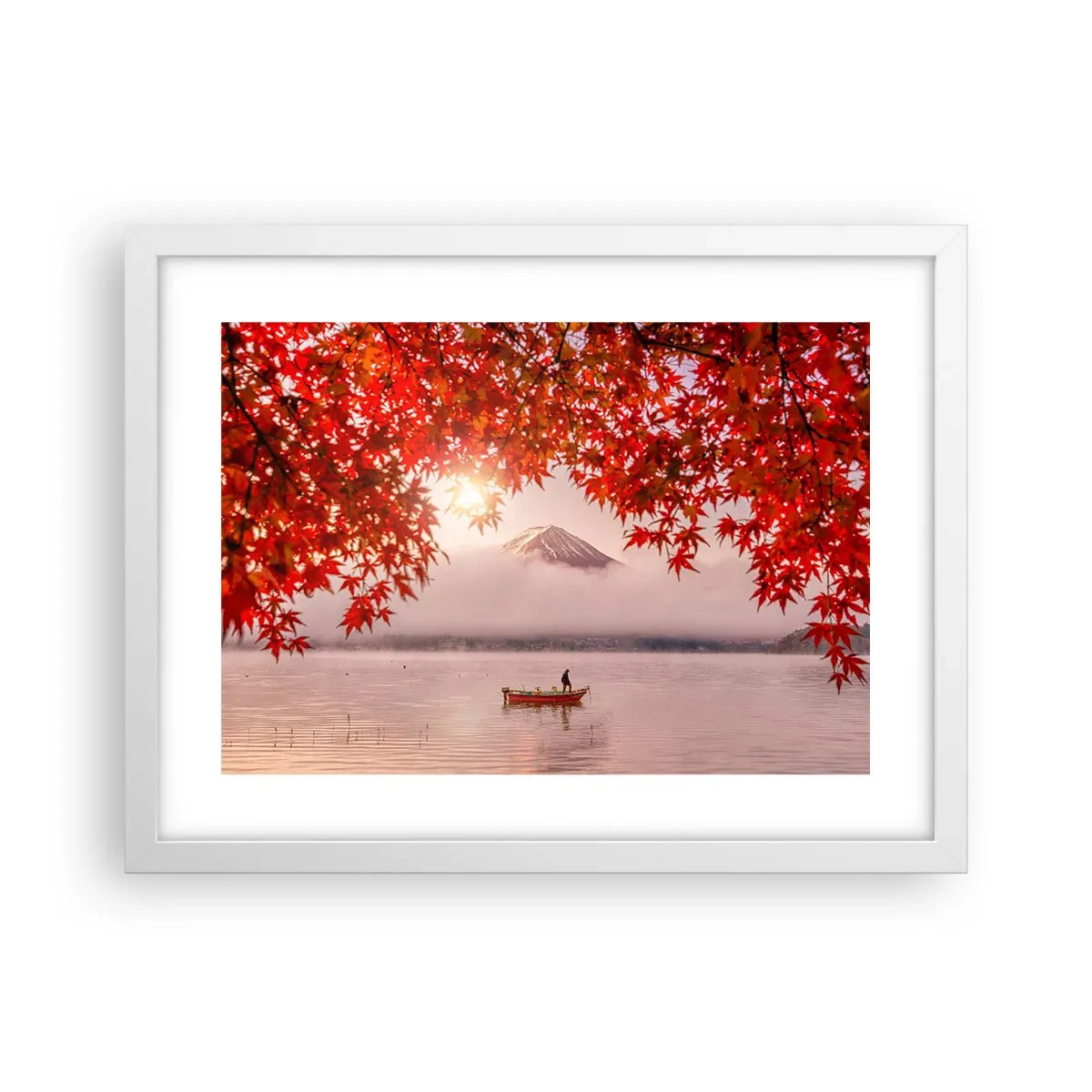 Poster in einem weißen Rahmen - Im japanischen Klima - 40x30 cm