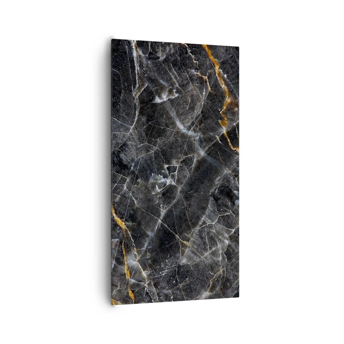 Bild auf Leinwand - Leinwandbild - Das Innenleben des Steins - 65x120 cm