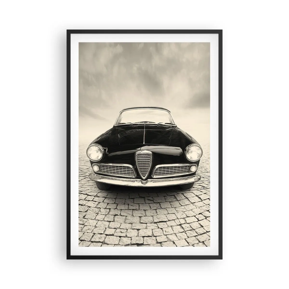Poster in einem schwarzem Rahmen - Man muss mich einfach lieben - 61x91 cm