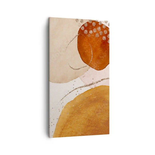 Bild auf Leinwand - Leinwandbild - Rundheit und Bewegung - 45x80 cm