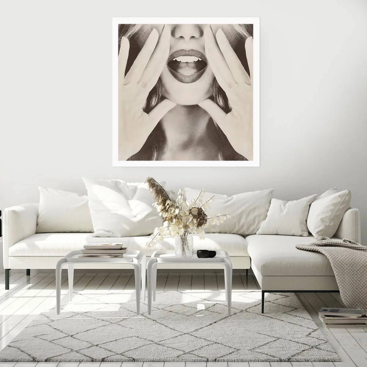 Poster - Ich komme schon! - 40x40 cm