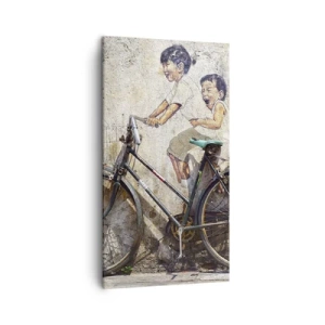 Bild auf Leinwand - Leinwandbild - Richtig oder falsch? - 45x80 cm