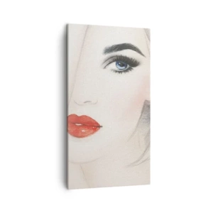 Bild auf Leinwand - Leinwandbild - Es hypnotisiert und berauscht - 45x80 cm