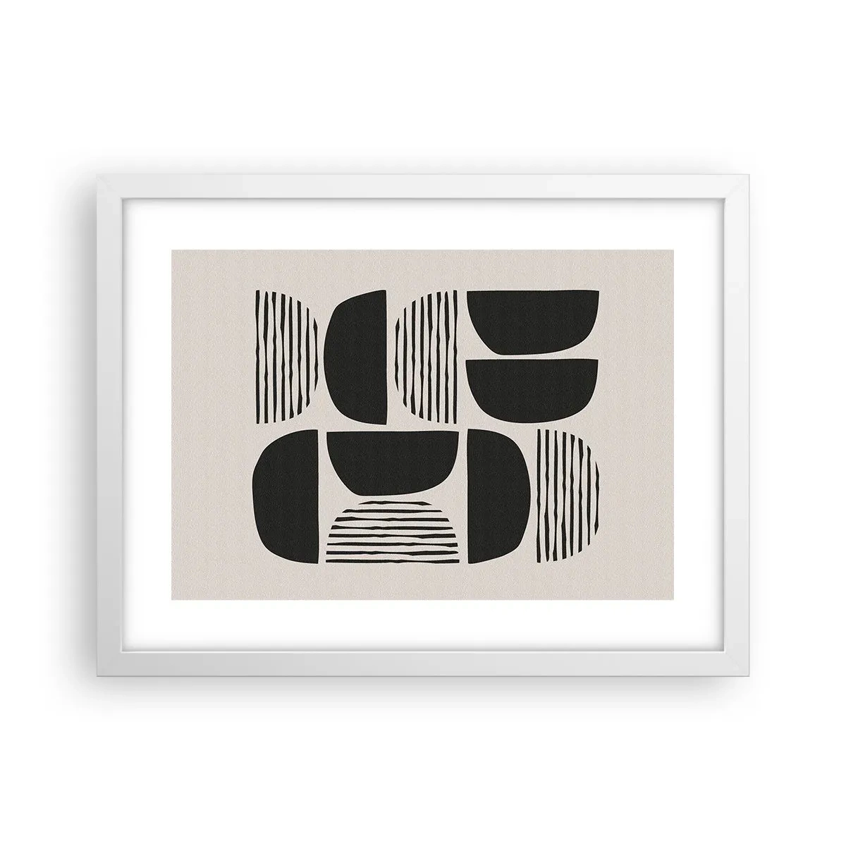 Poster in einem weißen Rahmen - Halbherzige Deals - 40x30 cm