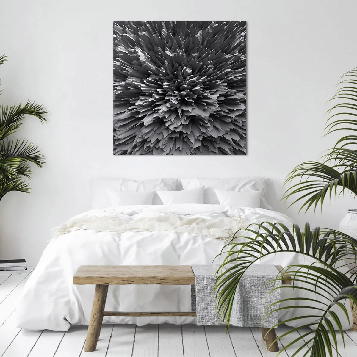 Bild auf Leinwand - Leinwandbild - Härter kann es nicht werden - 50x50 cm
