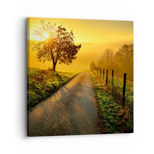 Bild auf Leinwand - Leinwandbild - Honig-Nachmittag - 30x30 cm