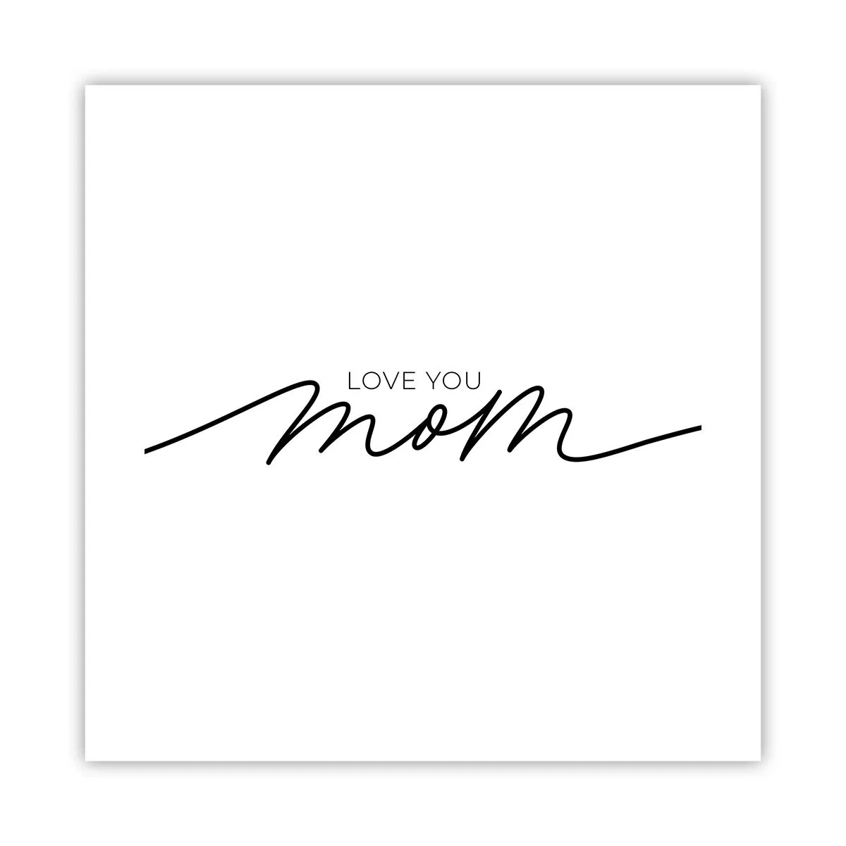 Poster - Große Emotionen - 40x40 cm