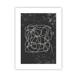 Poster - Wandernde, umherschweifende Gedanken - 30x40 cm