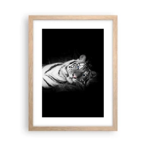 Poster in einem Rahmen aus heller Eiche - Wildnis und Frieden - 30x40 cm