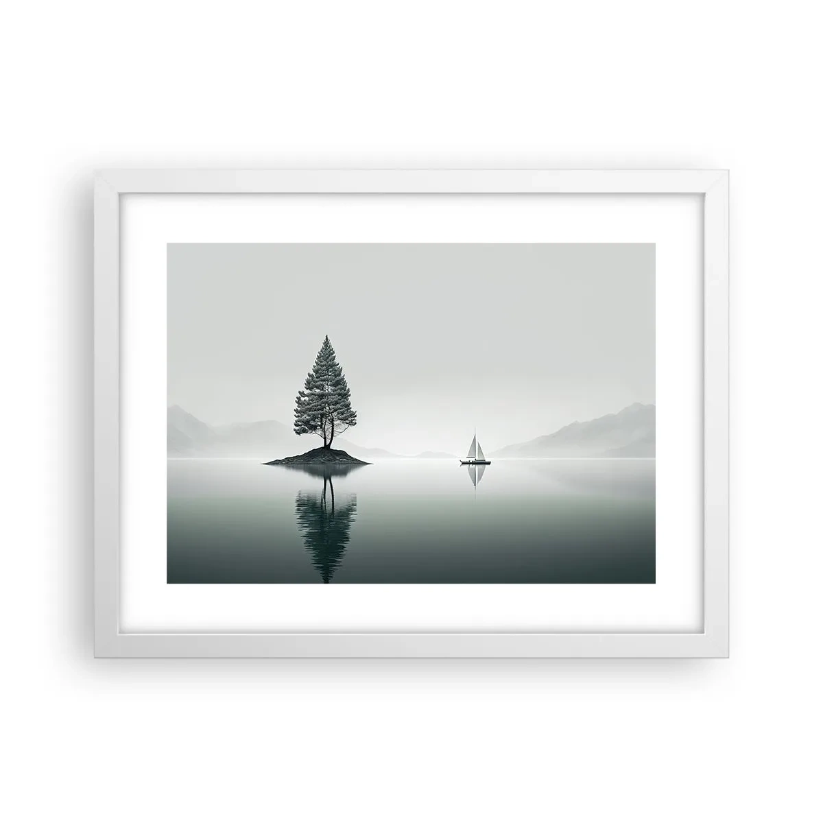 Poster in einem weißen Rahmen - Traum - 40x30 cm