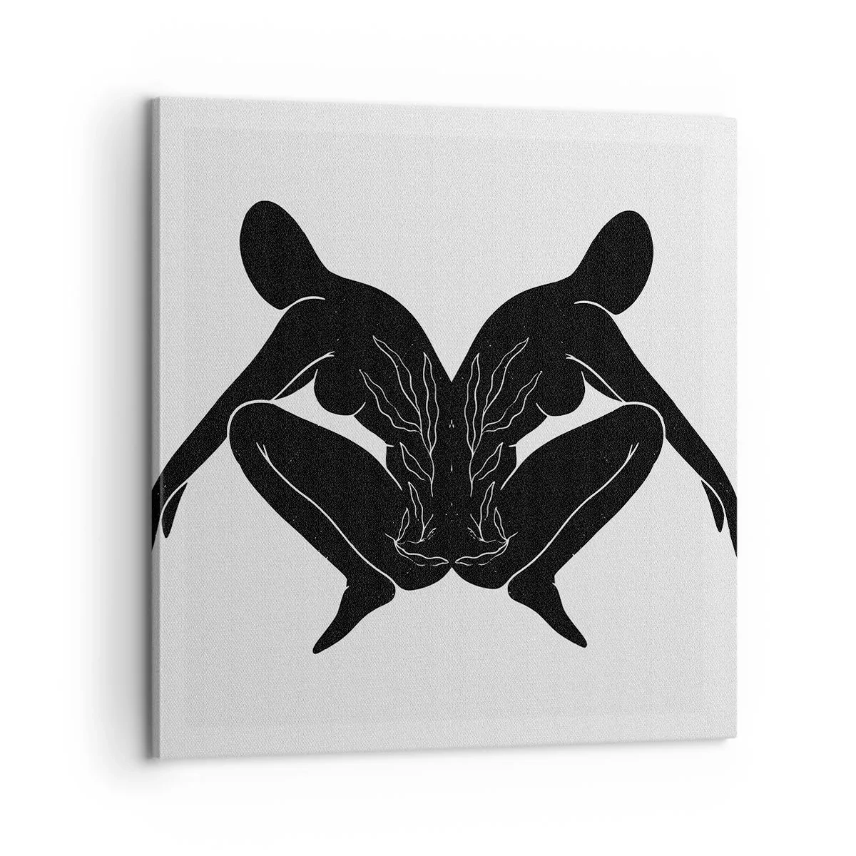 Bild auf Leinwand - Leinwandbild - Gemeinsame Seele - 60x60 cm