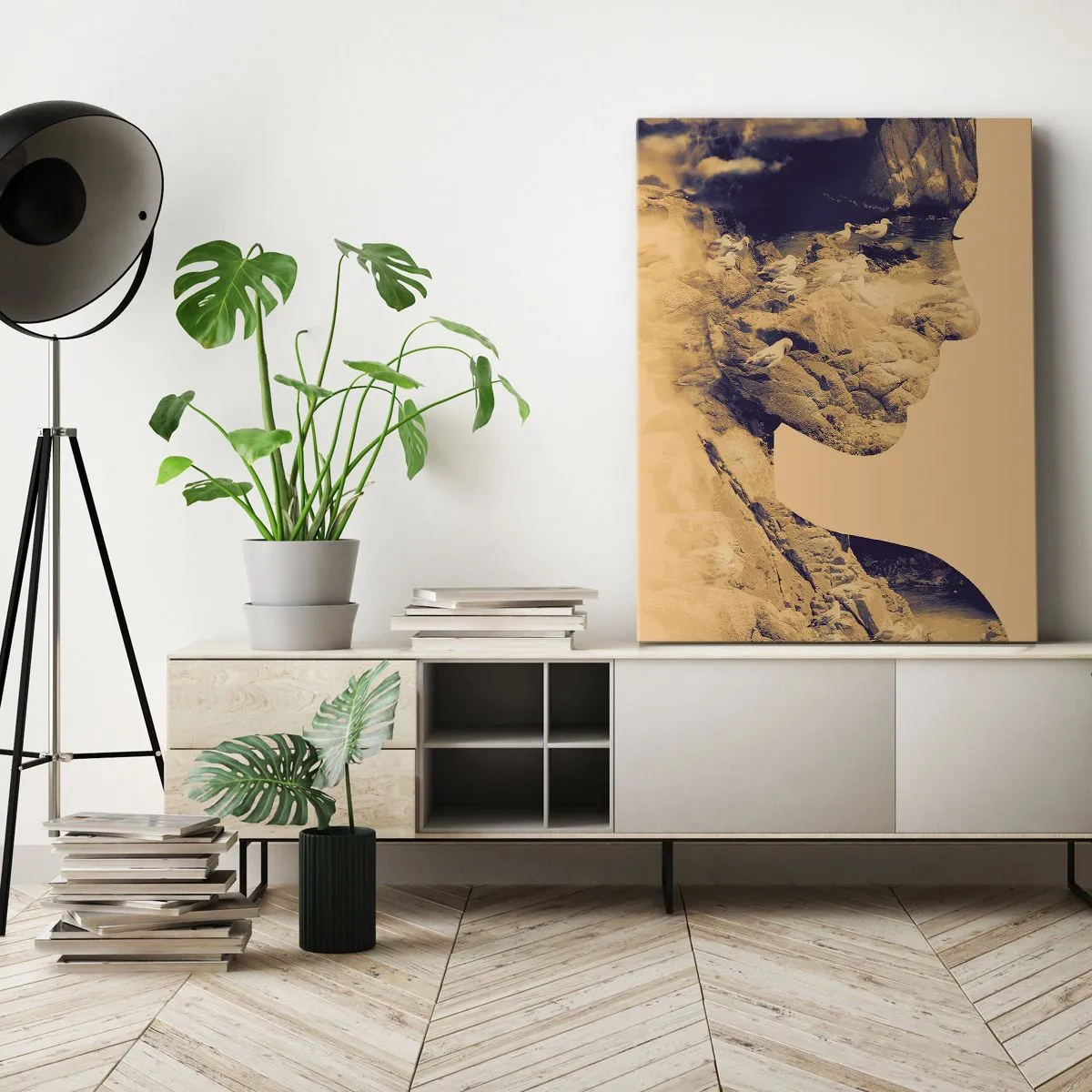 Bild auf Leinwand - Leinwandbild - Von Natur aus schön - 65x120 cm