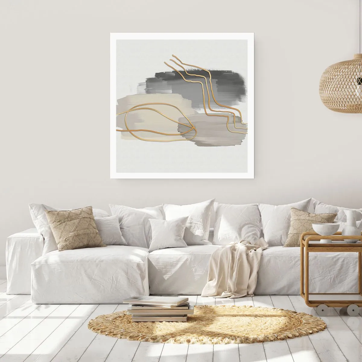 Poster - Dauer und Bewegung - 60x60 cm