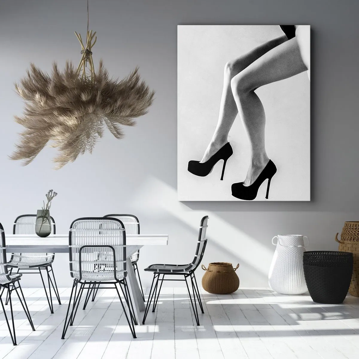 Bild auf Leinwand - Leinwandbild - Ewige Weiblichkeit - 45x80 cm