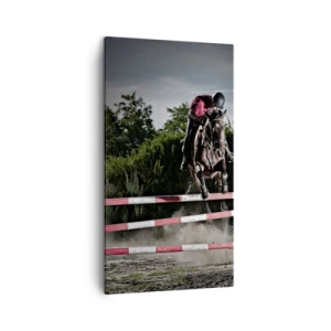 Bild auf Leinwand - Leinwandbild - Gemeinsam zum Sieg - 45x80 cm