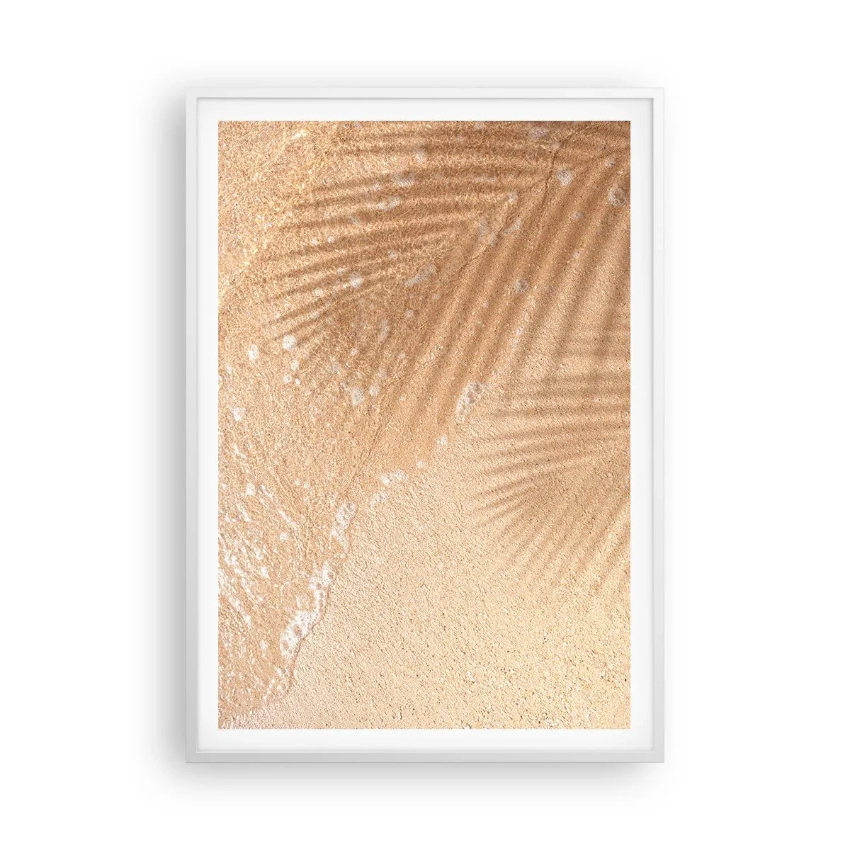 Poster in einem weißen Rahmen - Der Schatten eines heißen Sommers - 70x100 cm