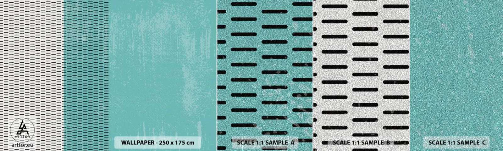 Fototapeten Muster Premium Sand - Eine ausgewogene Komposition - Abstraktion, Grafik, Stück - 100x30 cm