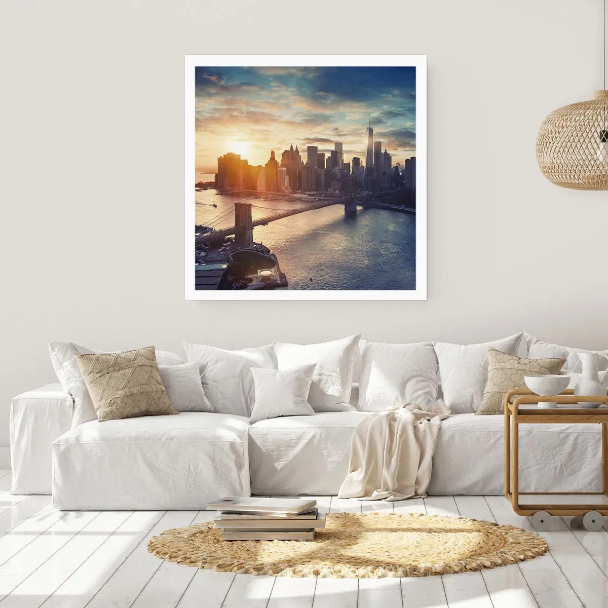 Poster - Westliches Kulturdenkmal - 40x40 cm