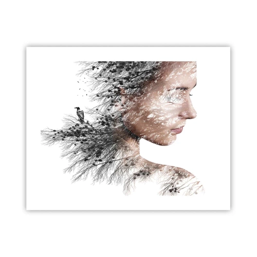 Poster - Der Geist des Waldes - 50x40 cm