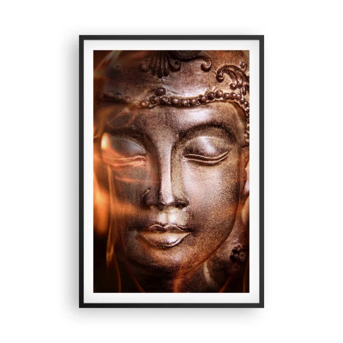 Poster in einem schwarzem Rahmen - Es existiert nur hier und jetzt - 61x91 cm