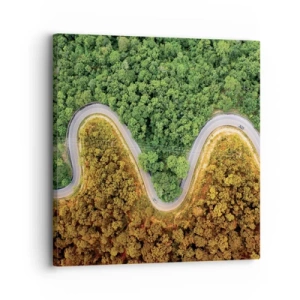 Bild auf Leinwand - Leinwandbild - Grenzen und Durchbrüche - 30x30 cm