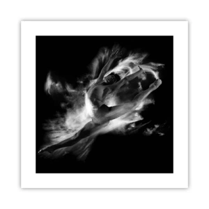 Poster - Im Flug hängen geblieben - 40x40 cm