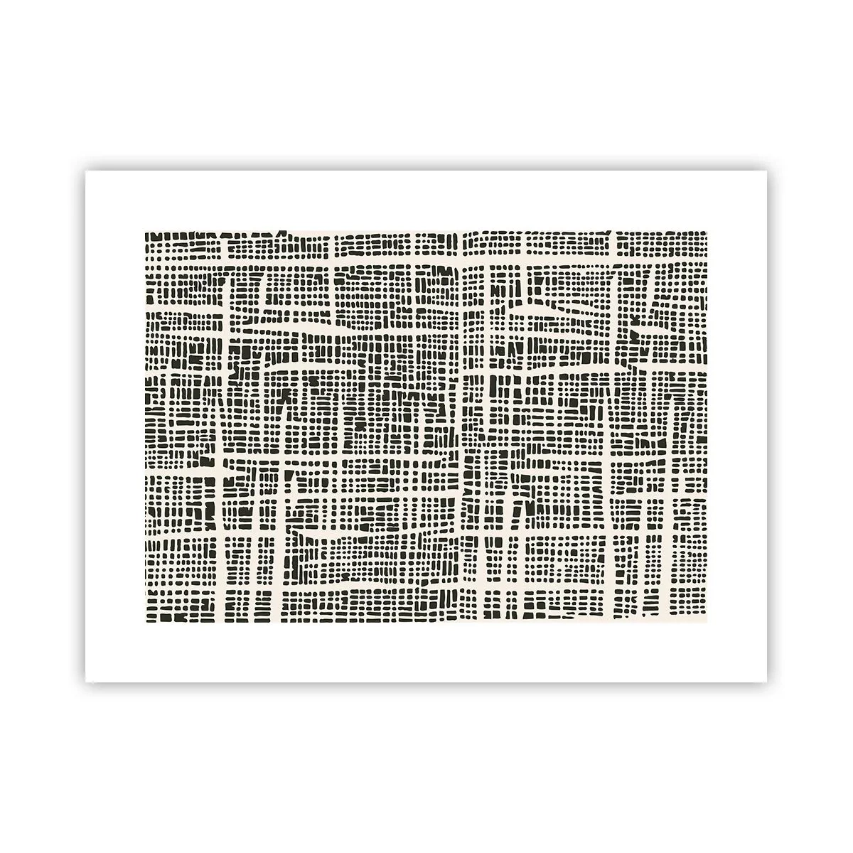 Poster - Gewebte Komposition - 40x30 cm