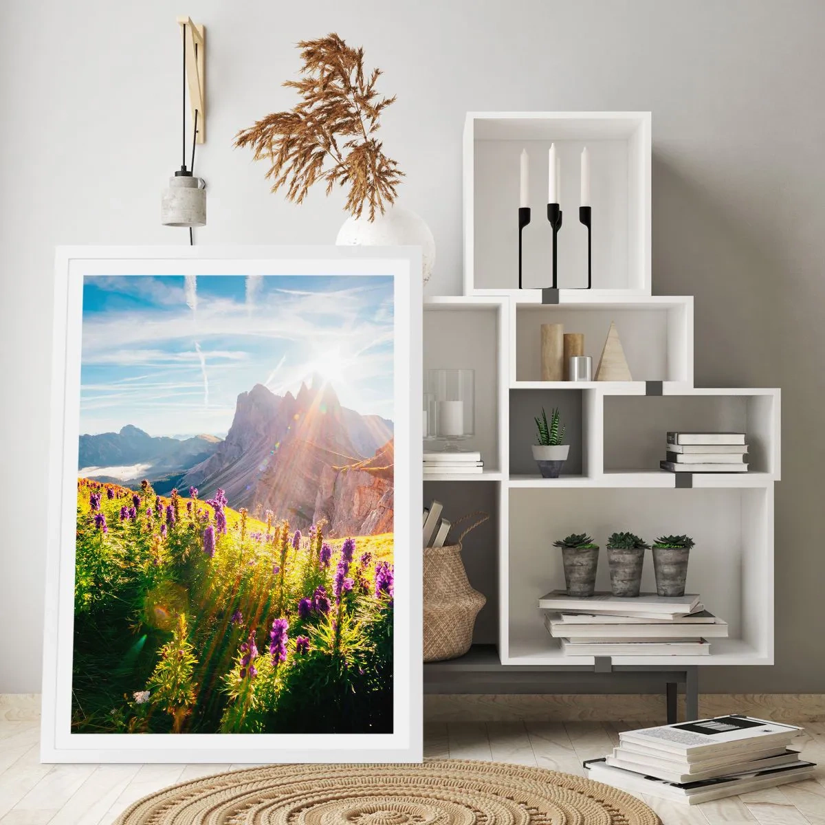 Poster in einem weißen Rahmen - Das geheime Leben der Kräuter - 30x40 cm