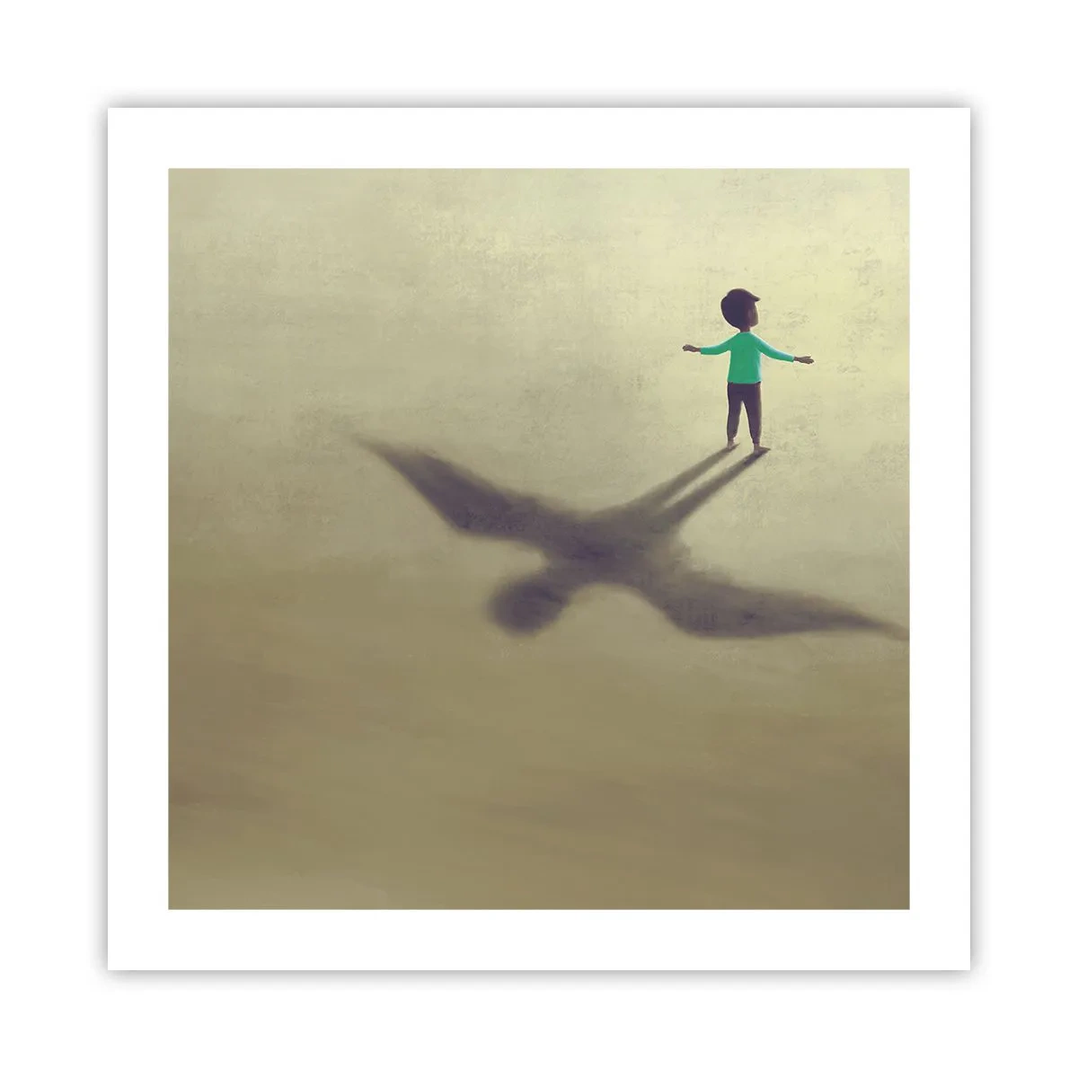 Poster - Der Held der Zukunft - 50x50 cm