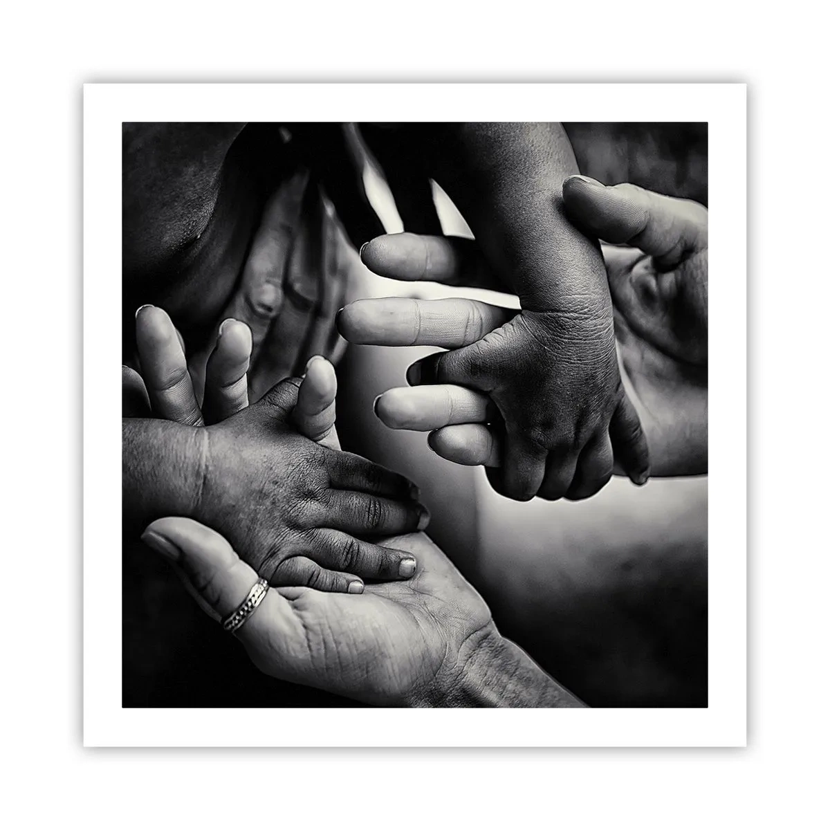 Poster - Mensch sein - 60x60 cm