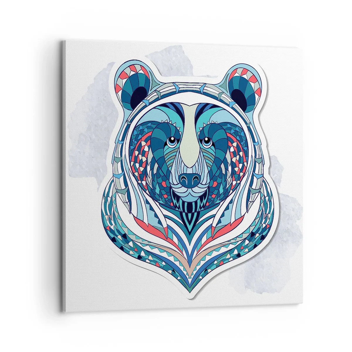 Bild auf Leinwand - Leinwandbild - Eviva Grönland! - 60x60 cm