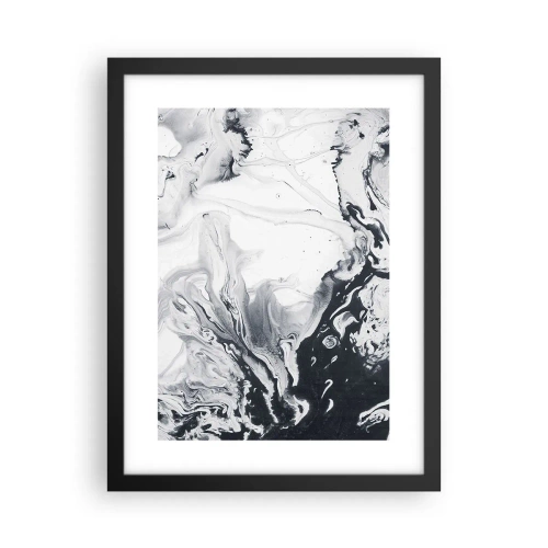 Poster in einem schwarzem Rahmen - Das Innere der Erde - 30x40 cm