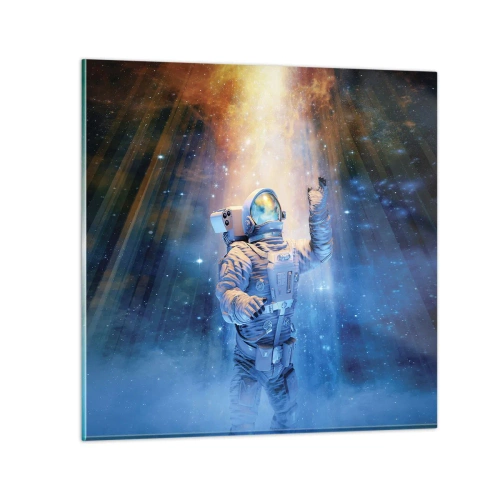 Glasbild - Bild auf glas - Endlich am Ende - 70x70 cm