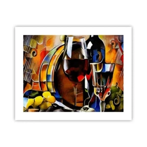 Poster - Und die Welt nimmt Farben an - 50x40 cm