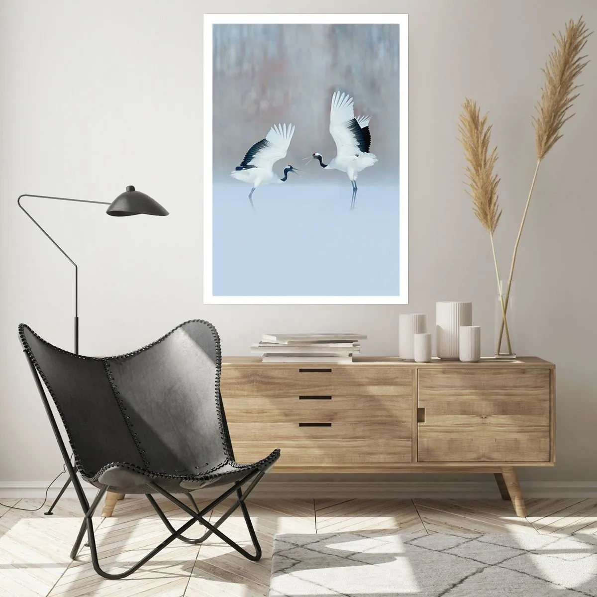 Poster - Tanz im Nebel - 40x50 cm