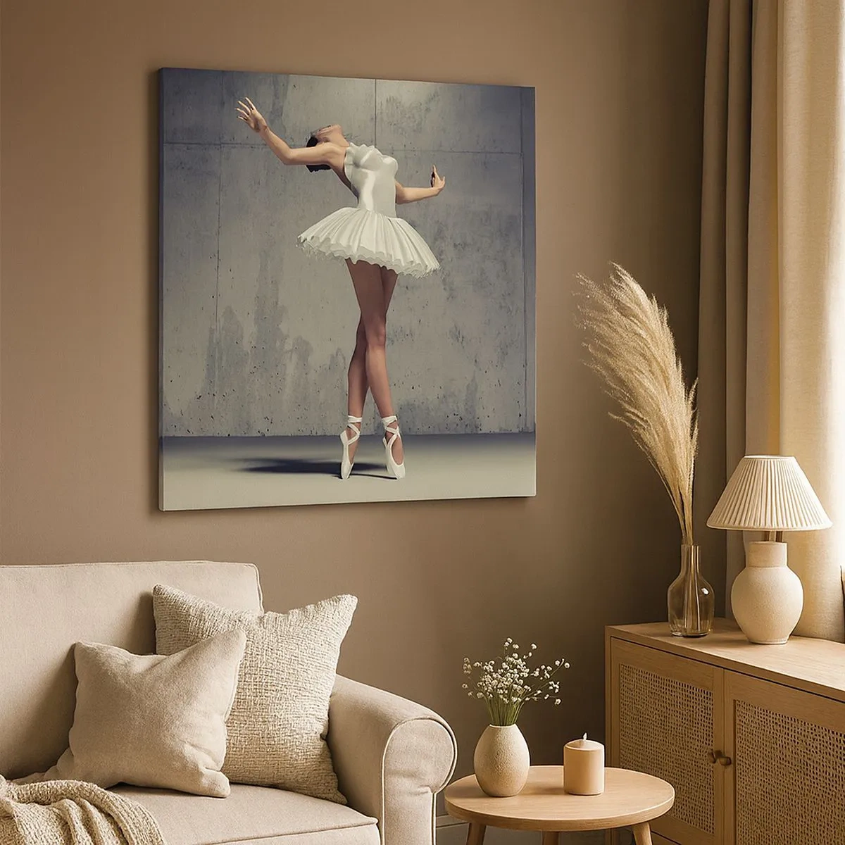 Bild auf Leinwand - Leinwandbild - Leicht wie ein Vogel - 30x30 cm