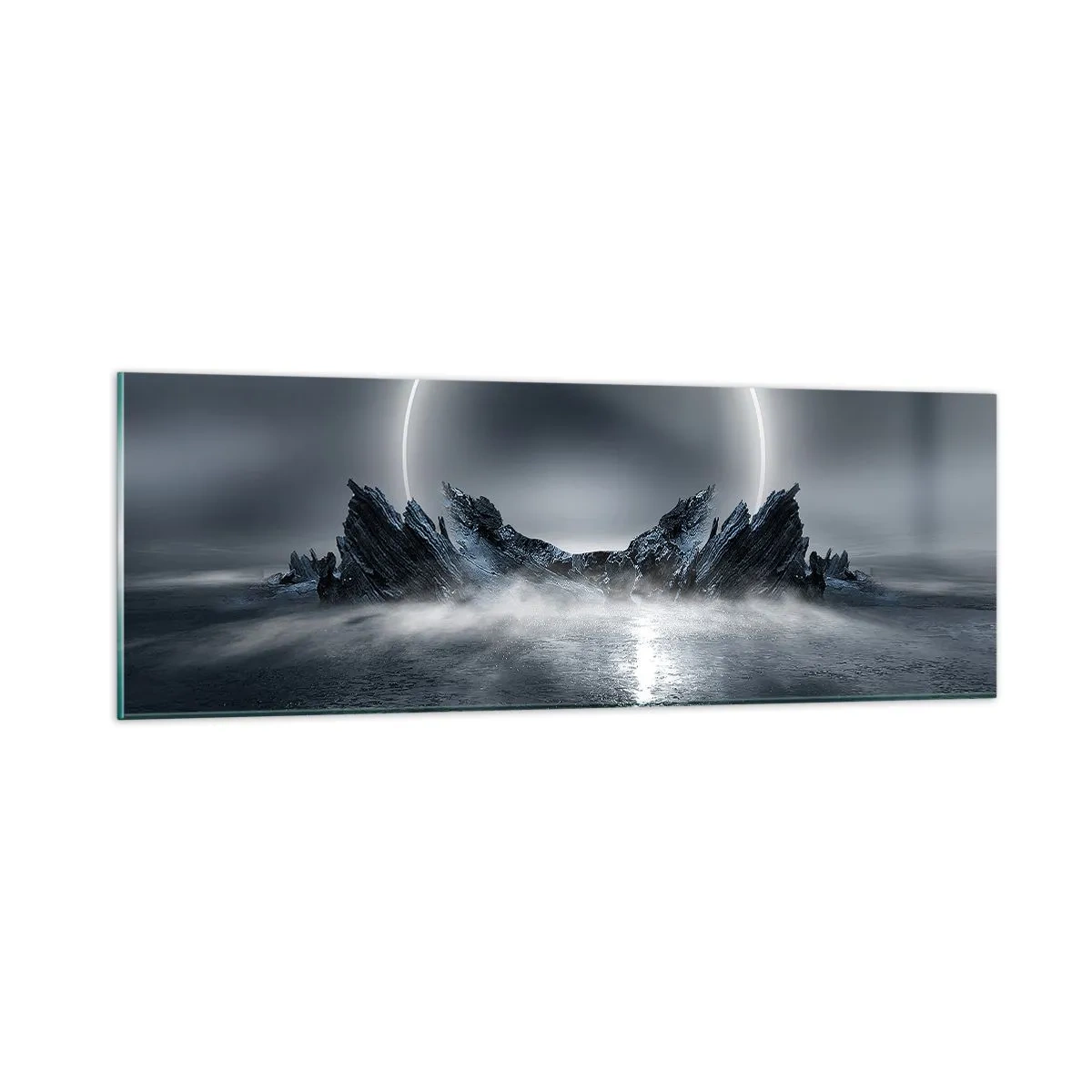 Glasbild - Bild auf glas - Ende der Geschichte - 90x30 cm