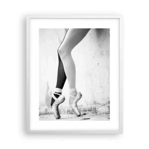 Poster in einem weißen Rahmen - Ballerina, voilà! - 40x50 cm