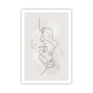 Poster - Verstrickt in eine Umarmung - 61x91 cm