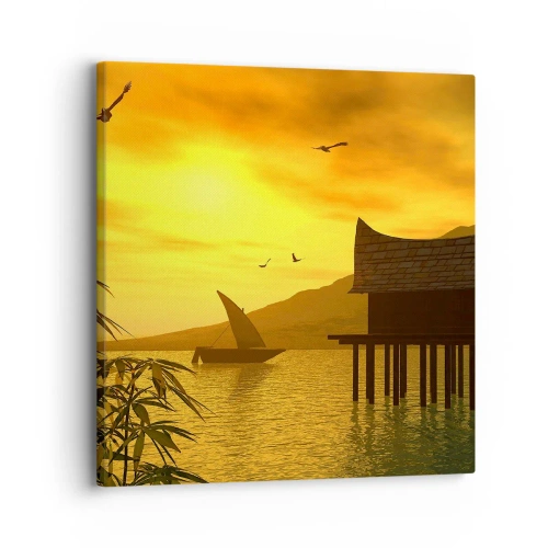 Bild auf Leinwand - Leinwandbild - Der ersehnte Frieden - 30x30 cm