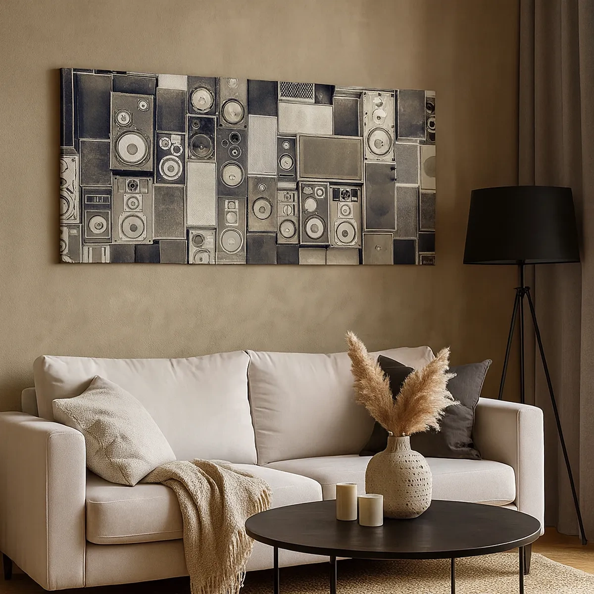 Bild auf Leinwand - Leinwandbild - Und es ist alles in Ordnung - 30x30 cm