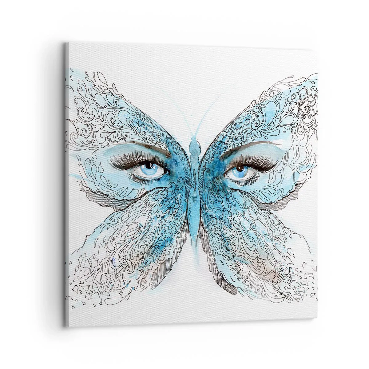Bild auf Leinwand - Leinwandbild - Eros Blaumeise - 50x50 cm